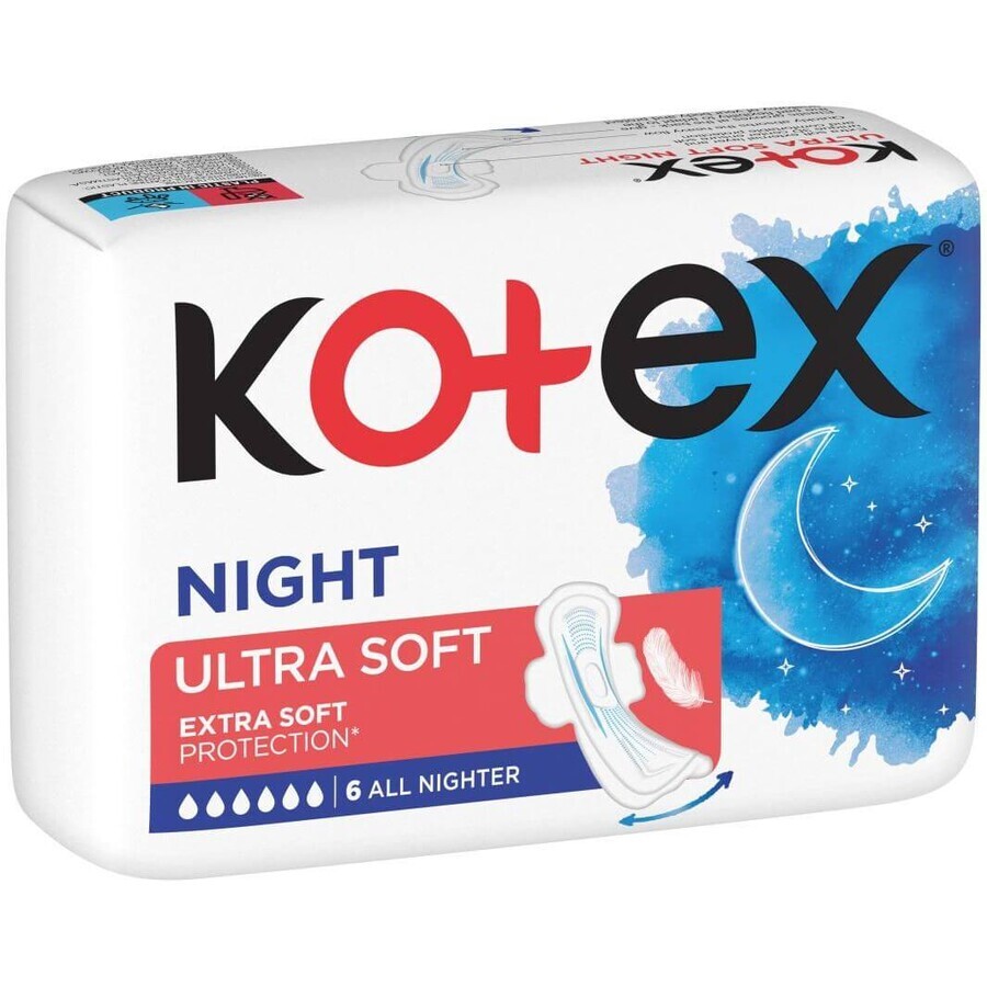 Kotex Ultra SOFT Noche 6 unidades