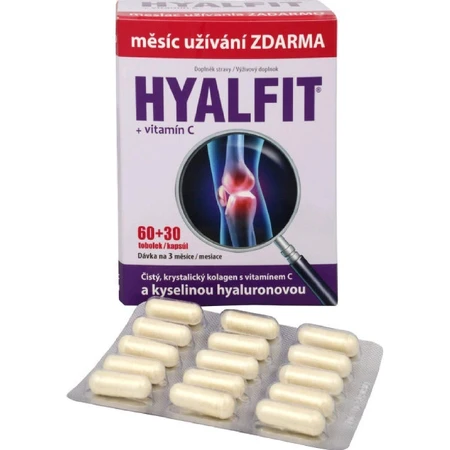 Hyalfit + witamina C 90 kapsułek: ceny i cechy