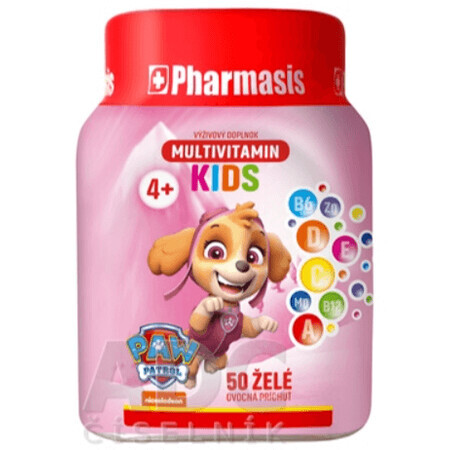 Pharmasis Multivitamins Kids Paw Patrol Paw Patrol - pink 50 pcs