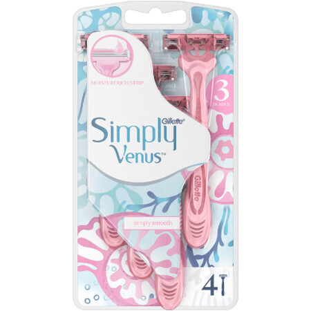 Gillette Venus Simply Venus3 Aparat de ras de unică folosință 4 buc