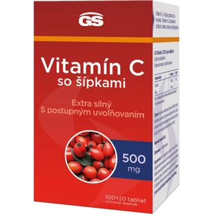 GS Vitamin C 500 with arrows 100+20 tablets