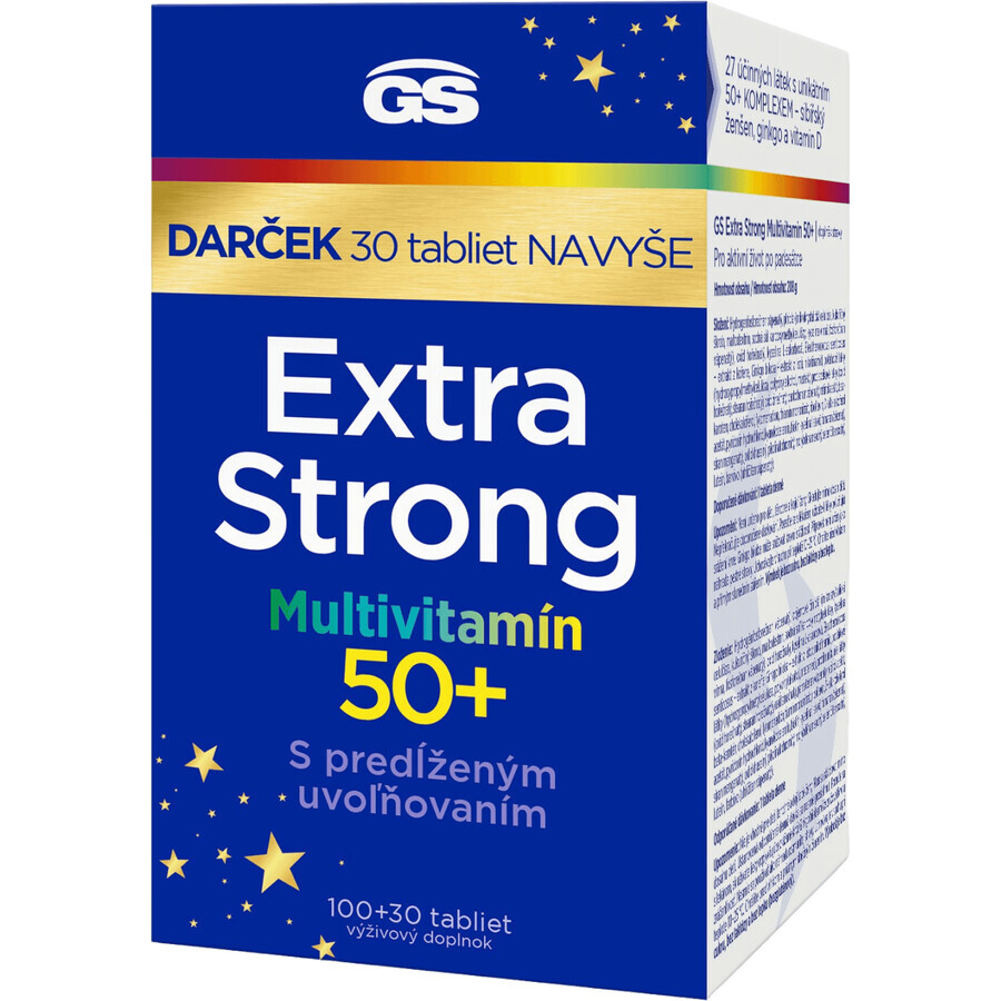 GS Extra Strong Multivitamin 50+ Geschenk 2023 100+30 Tabletten