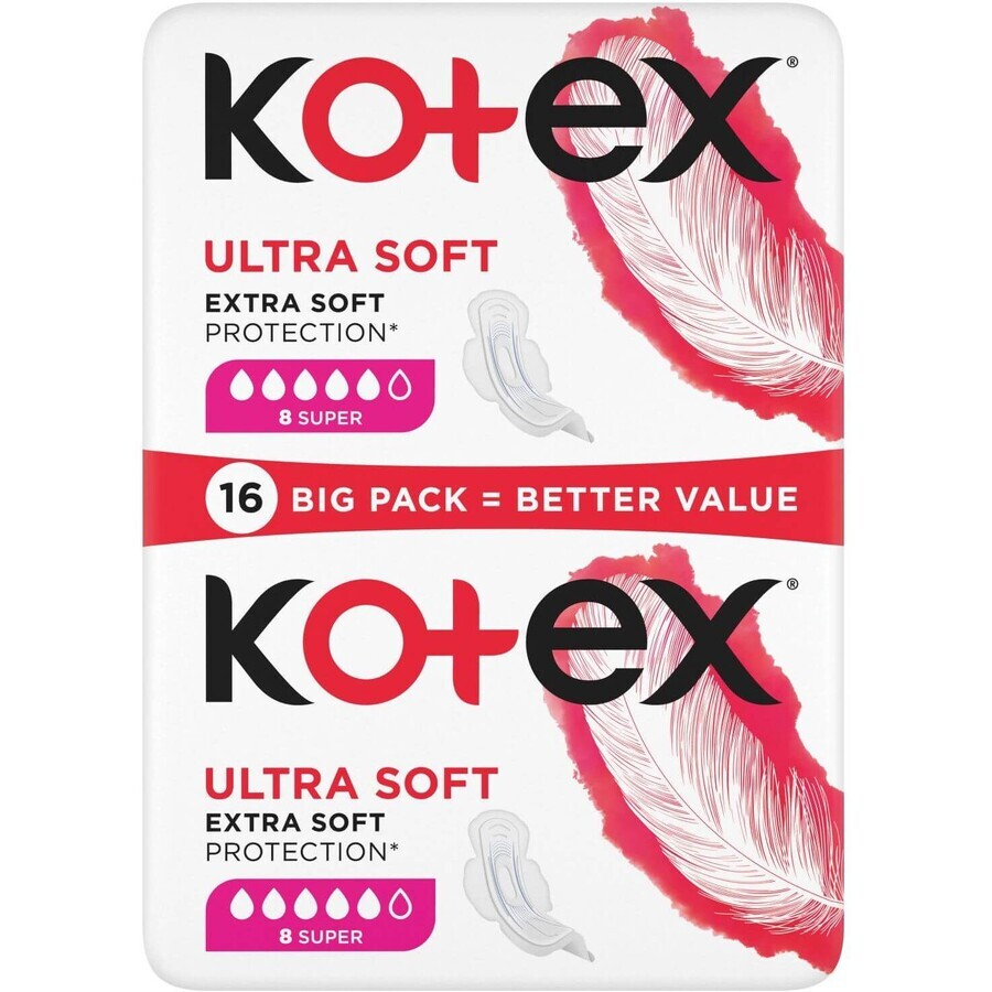 Kotex Ultra SOFT Super 16 stuks