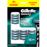 Gillette Mach3 Testine di ricambio 16 pezzi