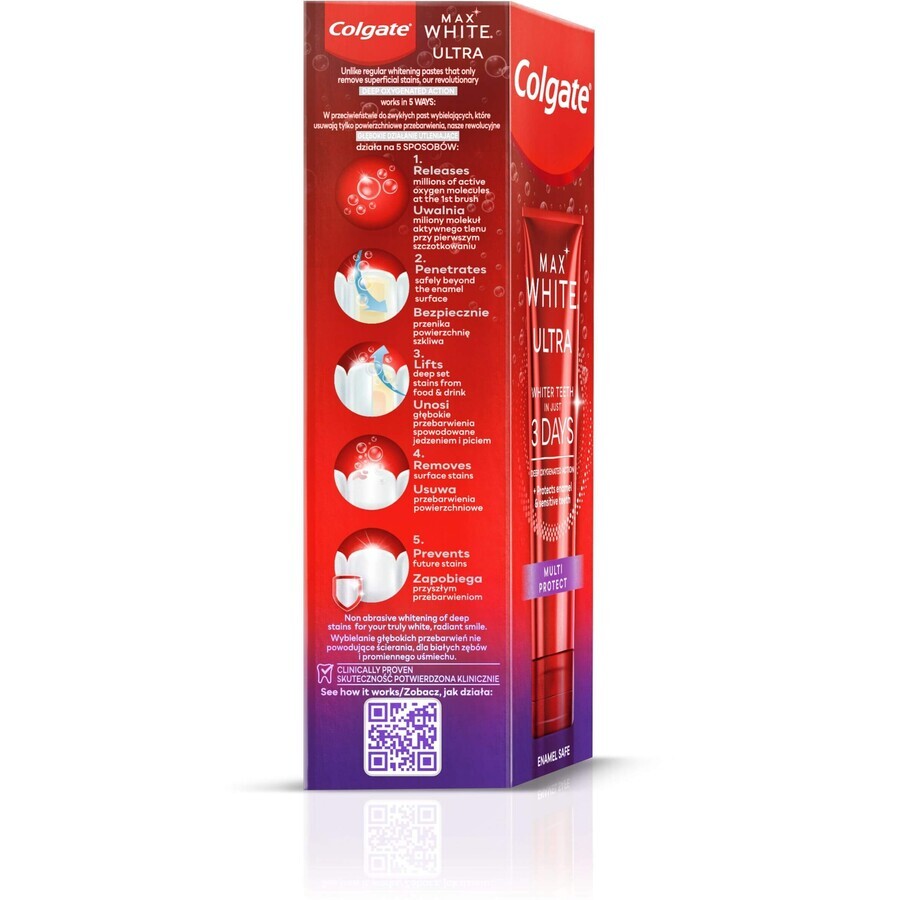 Colgate Max White Ultra Multiprotect Whitening Tandpasta 50 ml