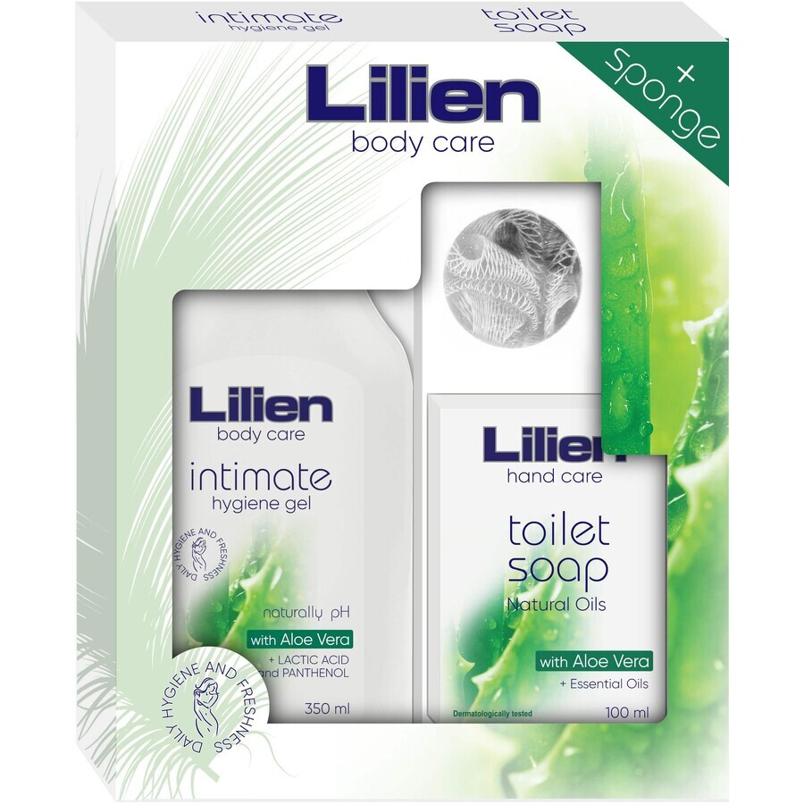 Lilien Geschenkpackung Intim Intim Aloe vera 3 Stück