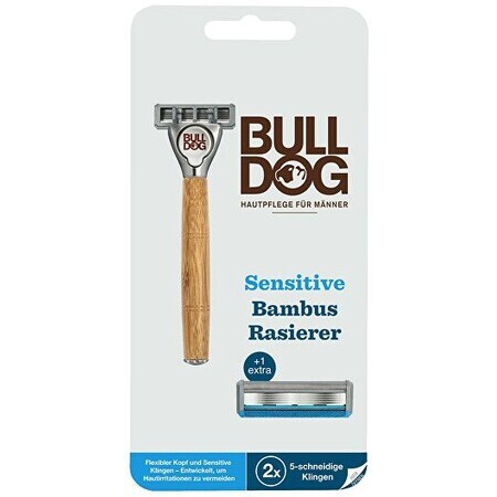 Bulldog Skincare Bamboo Sensitive Bamboo Sensitive Rasierer + 2 Ersatzköpfe