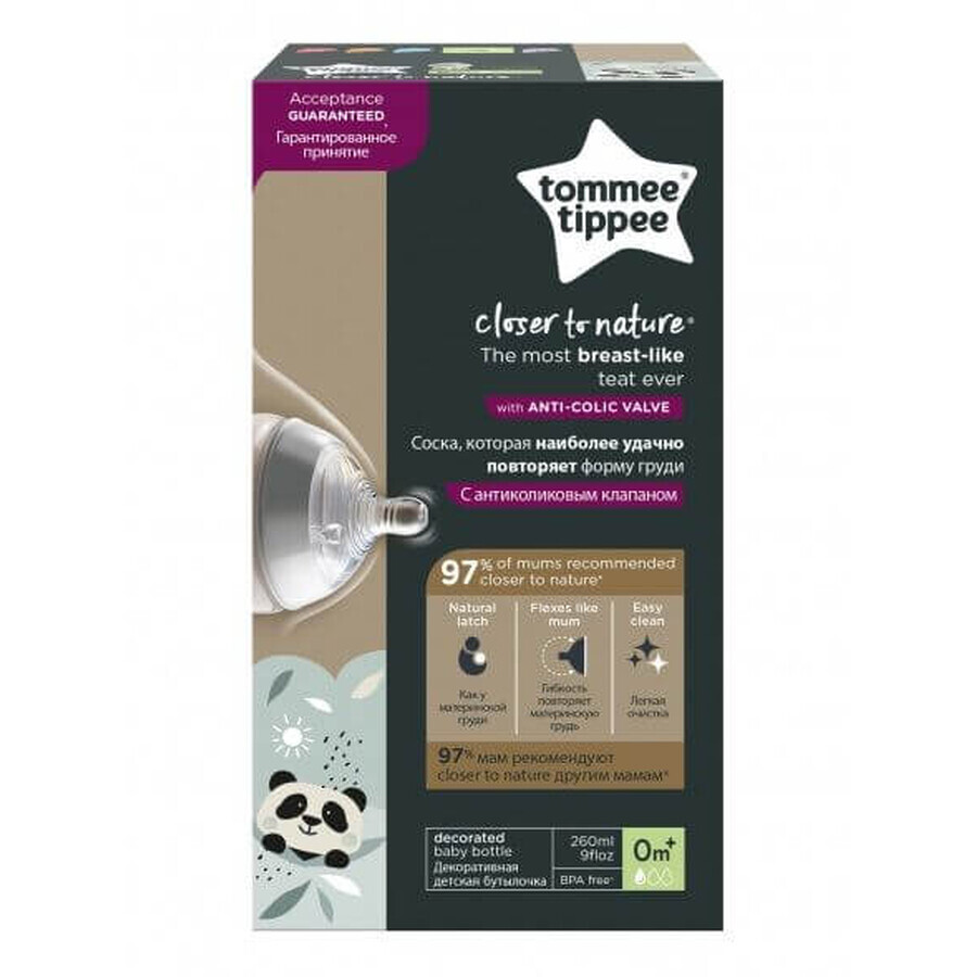 Tommee Tippee Baby Bottle C2N Girl 0m+ 260 ml