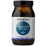 Viridian citrato de magnesio con vitamina B6 90 cápsulas