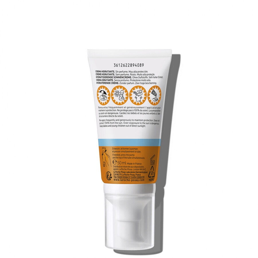 La Roche-Posay Anthelios Crème SPF 50+, 50 ml