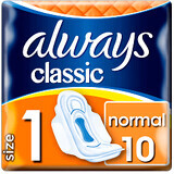 Always Classic Sanitary Pads Always Classic Standart, 10 pcs