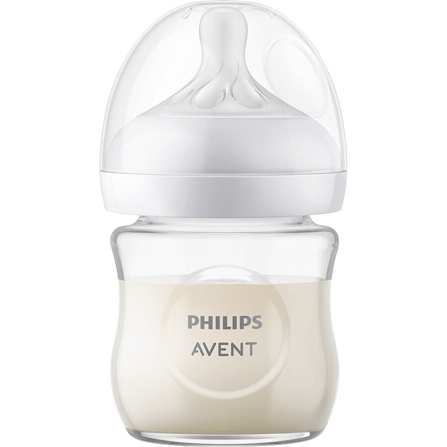 Philips Avent Natural Response biberon in vetro 120ml, 0m+