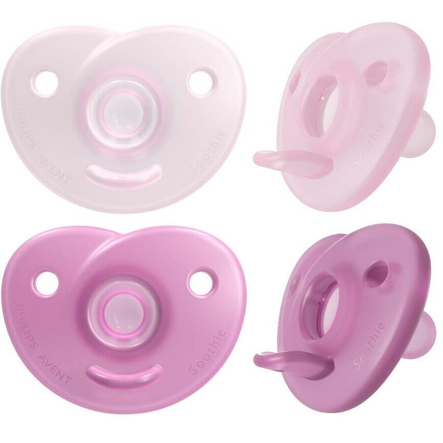 Philips Avent Soothie Sootherie 0-6m girl 2 pcs