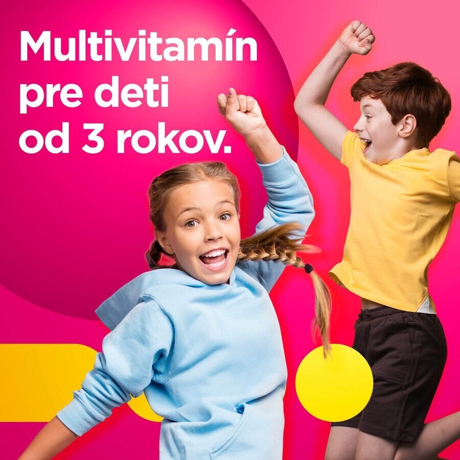 Centrum Kids Gummies multivitamine pentru copii jeleu de zmeură și căpșuni 60 buc