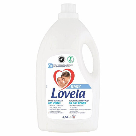 Lovela Baby weißes Flüssigwaschmittel 4,5 l