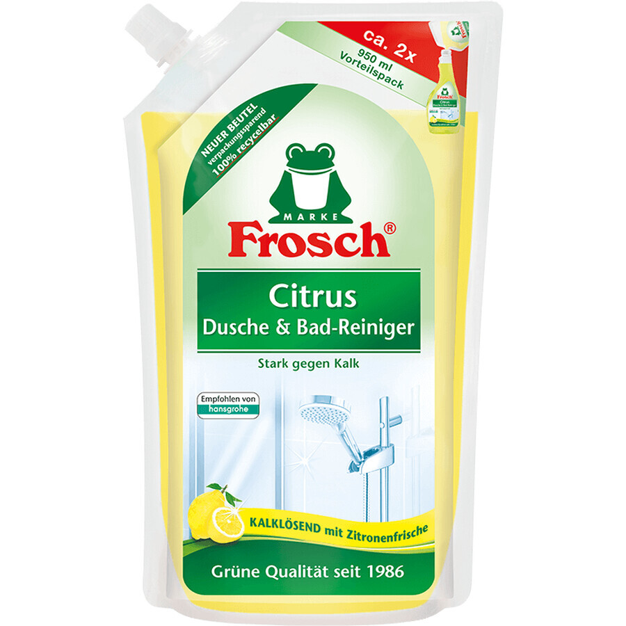 Frosch ECO Detergente per bagno e doccia al limone - ricarica 950 ml