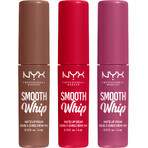 NYX Professional Makeup Glatte Peitsche Matte Lippencreme Trio