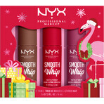 NYX Professional Makeup Glatte Peitsche Matte Lippencreme Trio