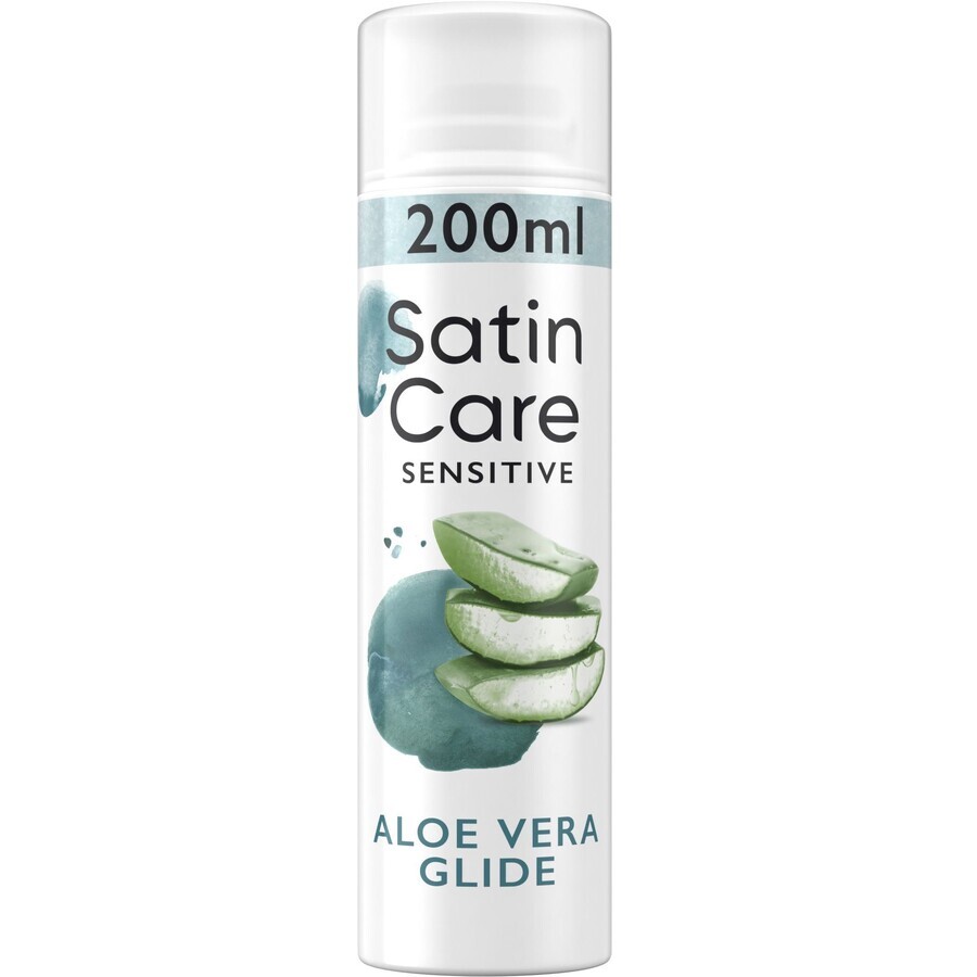 Gillette Venus Venus Satin Care Sensitive Aloe Vera Sensitive Rasiergel 200 ml