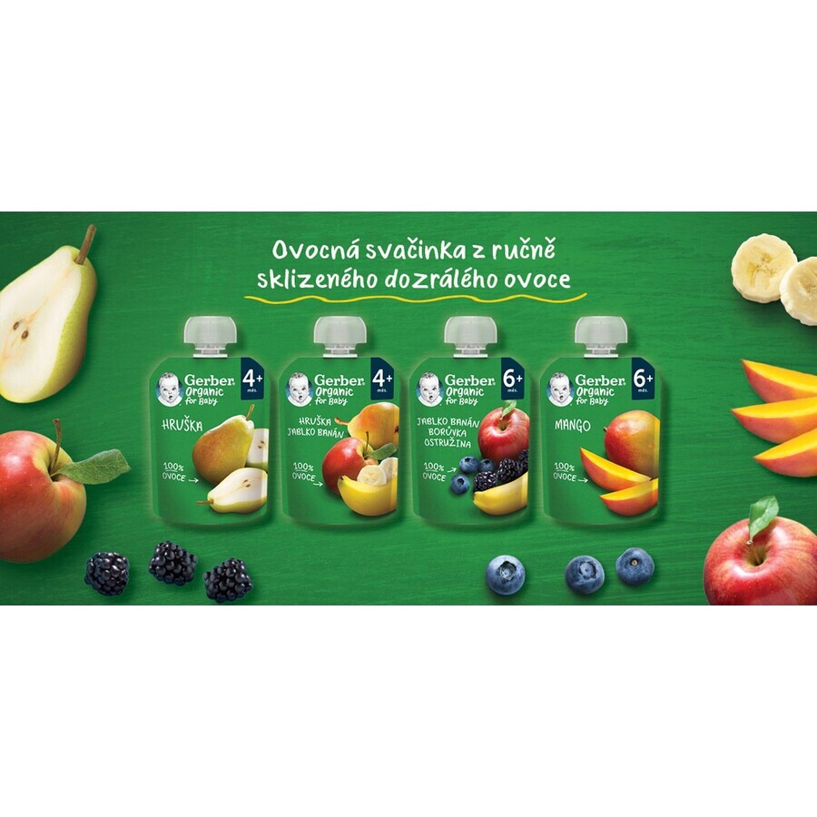 Gerber Organic Capsule pera, mela e banana 90 g