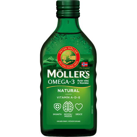 Mollers Omega 3 Fish Oil Natur cod liver oil 250 ml