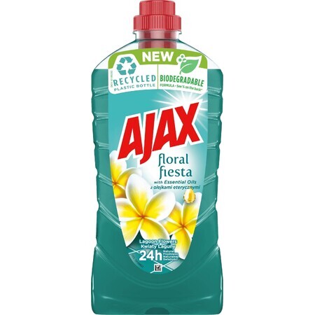 Ajax Floral Fiesta Universeel Wasmiddel, lagunebloemen 1 liter