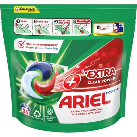 Ariel + Extra Clean Kapseln 36 Kapseln