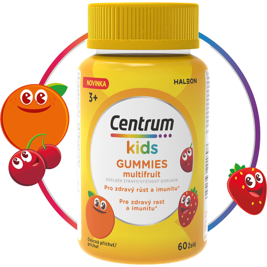 Centrum Kids Gummies multivitamine pentru copii jeleu multifruit 60 buc