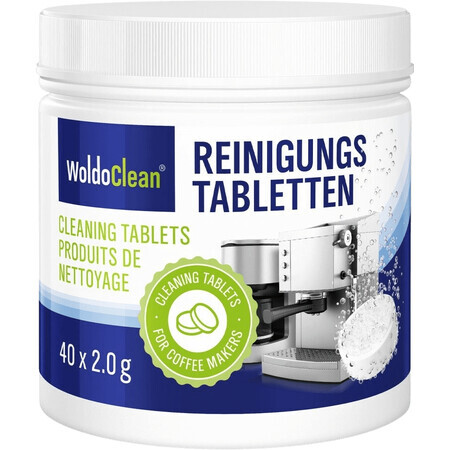 Allnature WoldoClean Koffiezetapparaat Reinigingstabletten 40 stuks