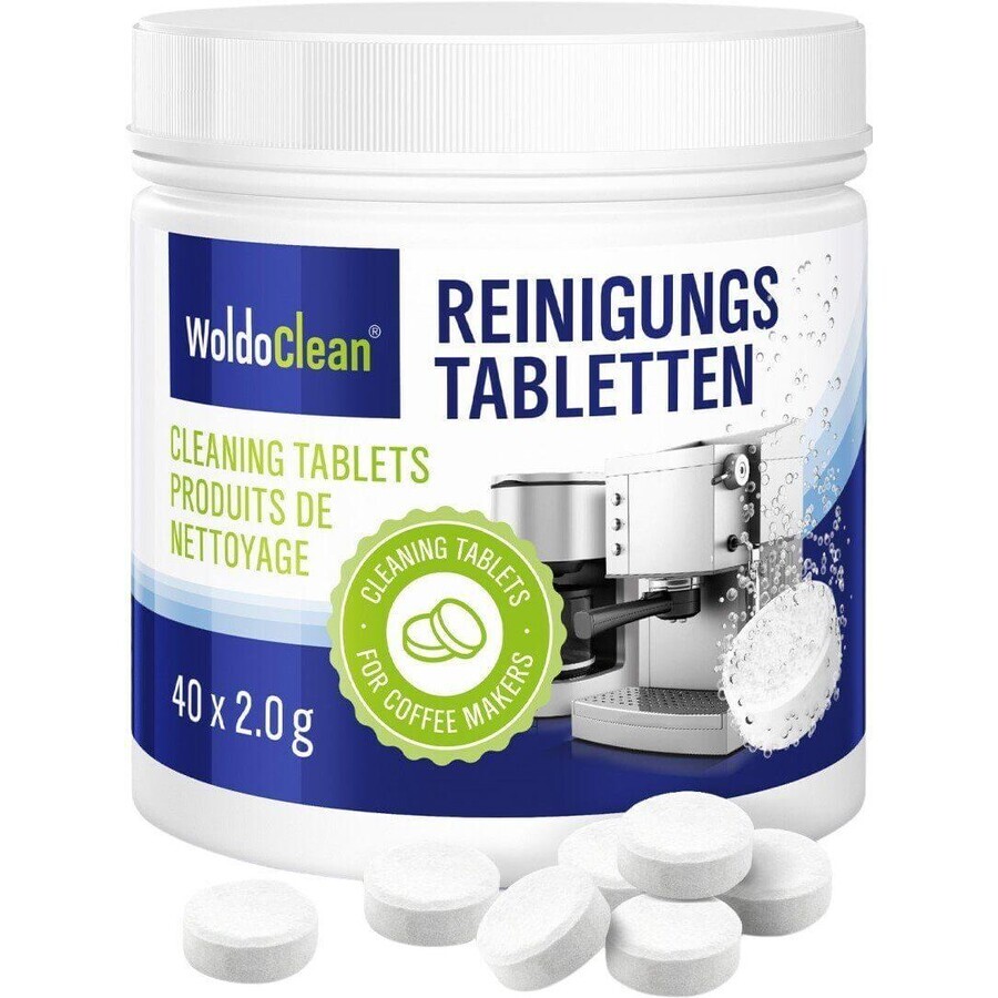 Allnature WoldoClean Koffiezetapparaat Reinigingstabletten 40 stuks