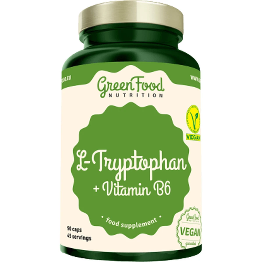 GreenFood Nutrition L-Tryptophan 90 Kapseln