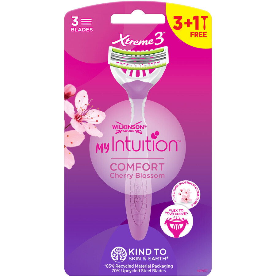 Wilkinson Sword MY Intuition Comfort Cherry Blossom aparat de ras de unică folosință 4 buc