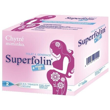 Smart Baby Superfolin 2 60 Tabletten + 60 Kapseln