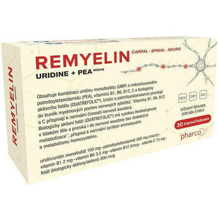 Remyelin Uridin+PEA+Vitamine B und C 30 Kapseln