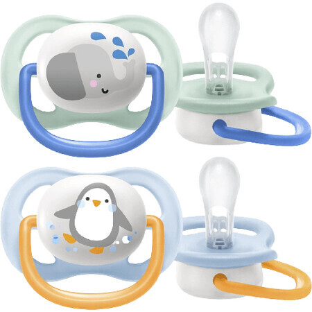 Philips Avent Ultra luchtfopspeen voor huisdieren 0-6m jongen 2 stuks