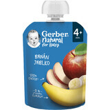 Gerber Natural Banana Mela 4m+ 90 g