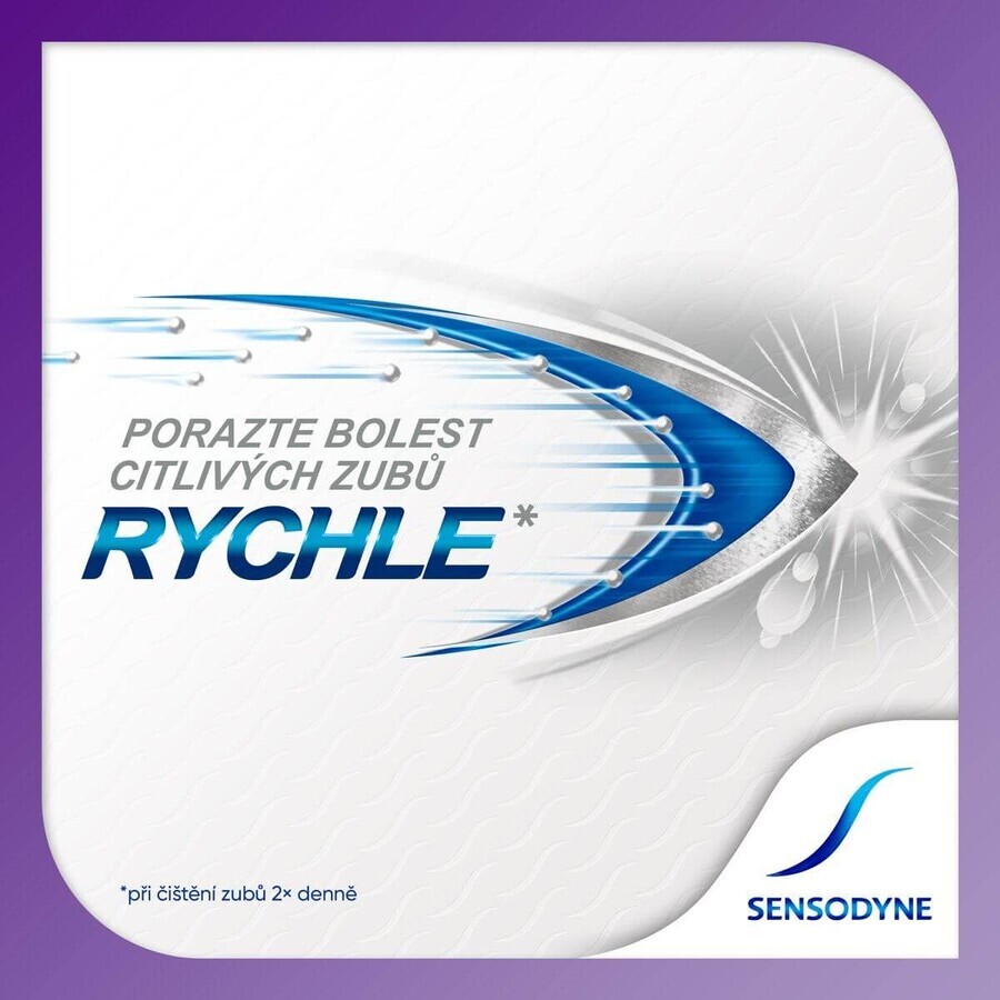 Sensodyne pastă de dinți de albire Rapid Relief Rapid Whitening 3 x 75 ml