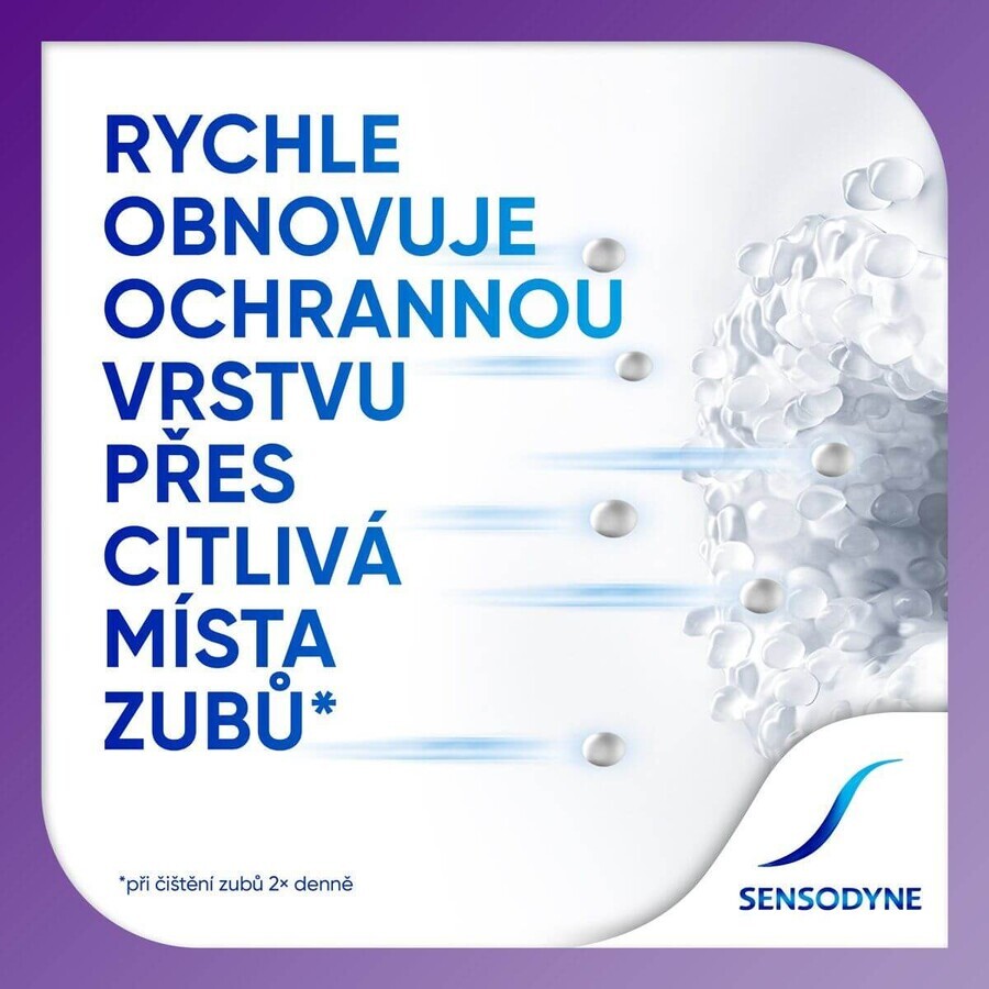 Sensodyne pastă de dinți de albire Rapid Relief Rapid Whitening 3 x 75 ml