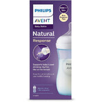 Biberons Philips Avent Natural Response 260ml, 1m+ bleu