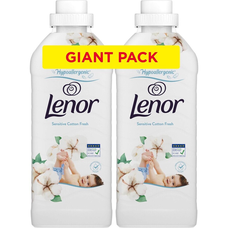 Lenor Cotton fresh conditioner 2 x 1200 ml