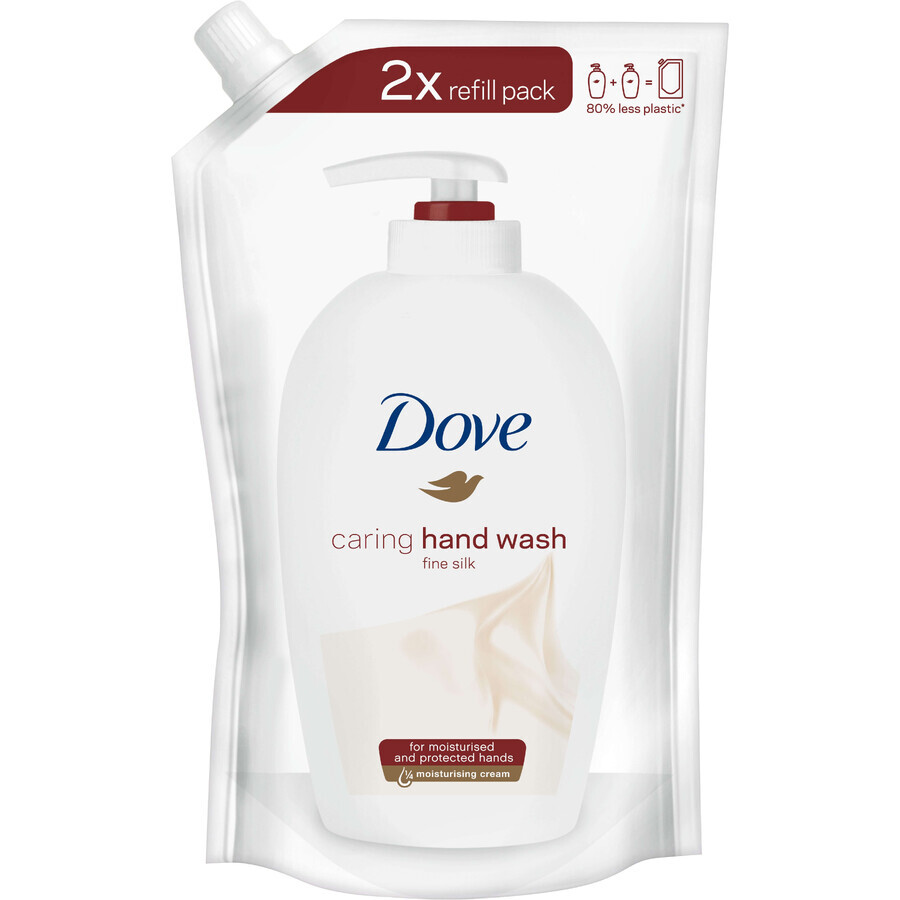 Ricarica con Dove Fine Silk Liquid Hand Soap 500 ml