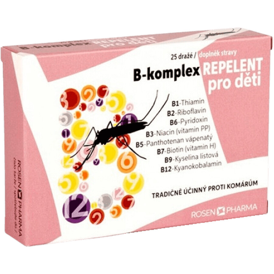 Rosen Pharma B-Komplex REPELLENT für Kinder 25 Tabletten