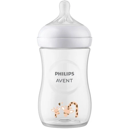 Butelka Philips Avent Natural Response 260 ml, żyrafa 1 m+: ceny i cechy