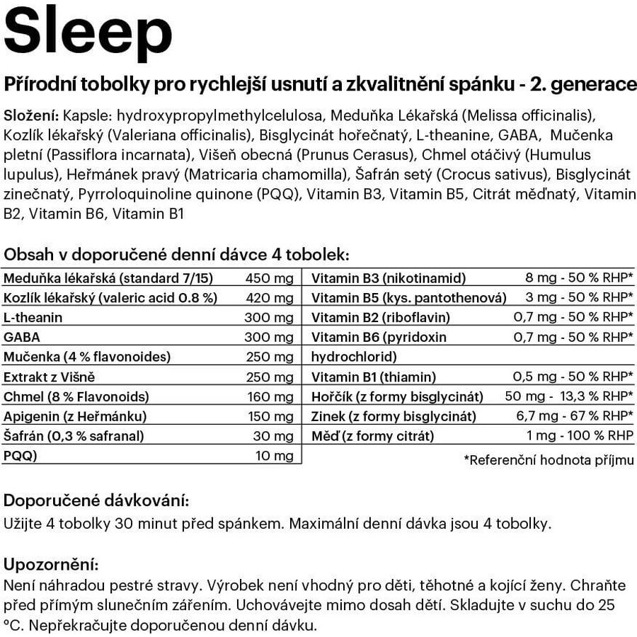 Flow Sleep 2.0, 120 Kapseln