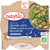 Babybio Goedenachtmenu Groene groenten, pastinaak en bulgur met koriander 230 g