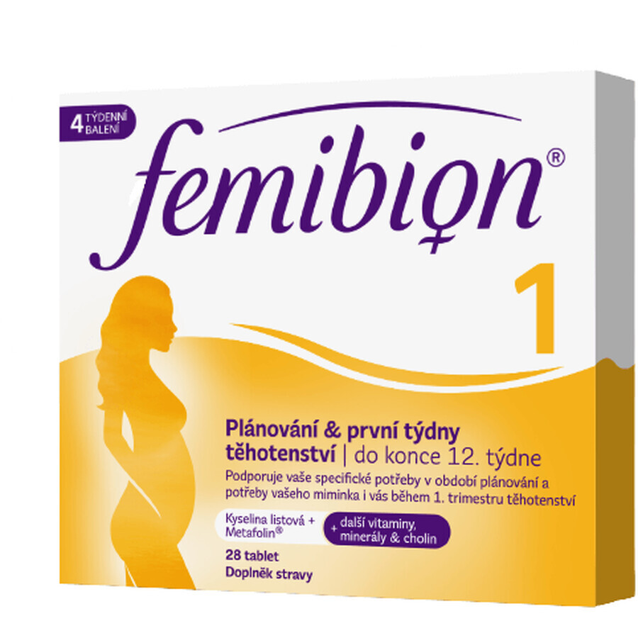 Femibion 1 Planung und die ersten Wochen der Schwangerschaft 28 Tabletten