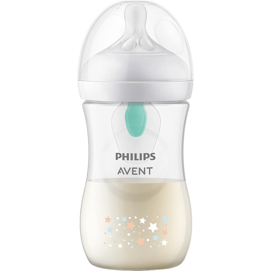 Biberon Natural Response de Philips Avent avec valve AirFree 260 ml, 1m+ Bear