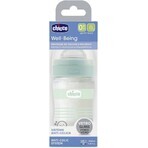 Chicco Well-being silicone babyfles, effen 150 ml