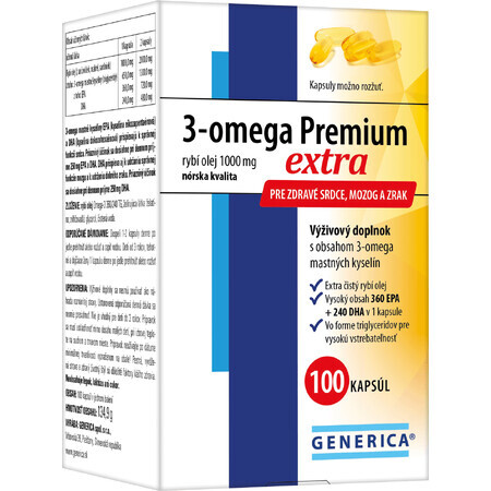 Generisches 3-omega Premium extra 100 Kapseln