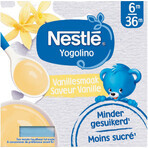 Nestlé Yogolino dessert al latte aromatizzato alla vaniglia 4 x 100 g